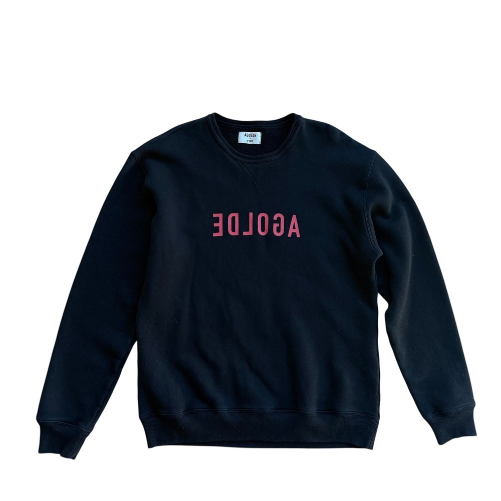 AGOLDE X‎ A$AP FERG Black Crewneck Sweatshirt Mens Pullover Casual Minimalist M